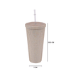 Personalized Glitter Tumbler In Two Size Long - White