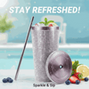 Personalized Glitter Tumbler