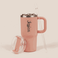 Personalized Mini Tumbler Peach