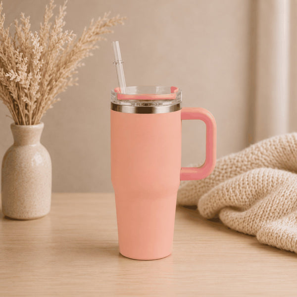 Personalized Mini Tumbler Pink Peach