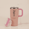 Personalized Mini Tumbler Pink Peach