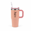 Personalized Mini Tumbler Pink Peach
