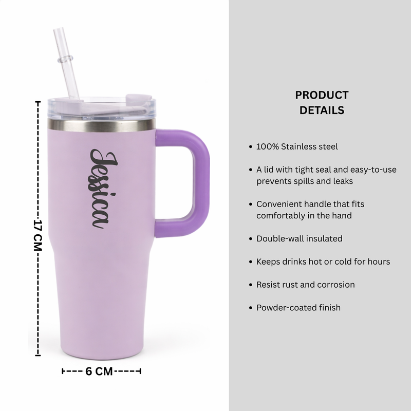 Personalized Mini Tumbler - Purple