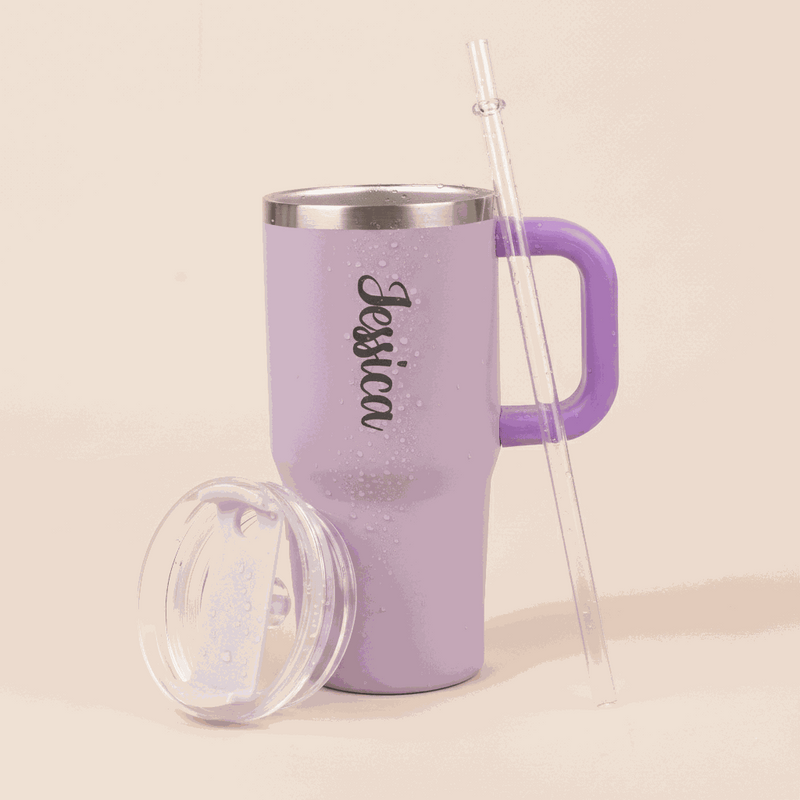 Personalized Mini Tumbler - Purple