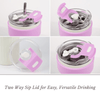 Personalized Pink Handle Tumbler