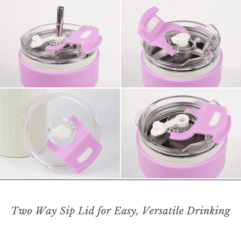 Personalized Pink Handle Tumbler