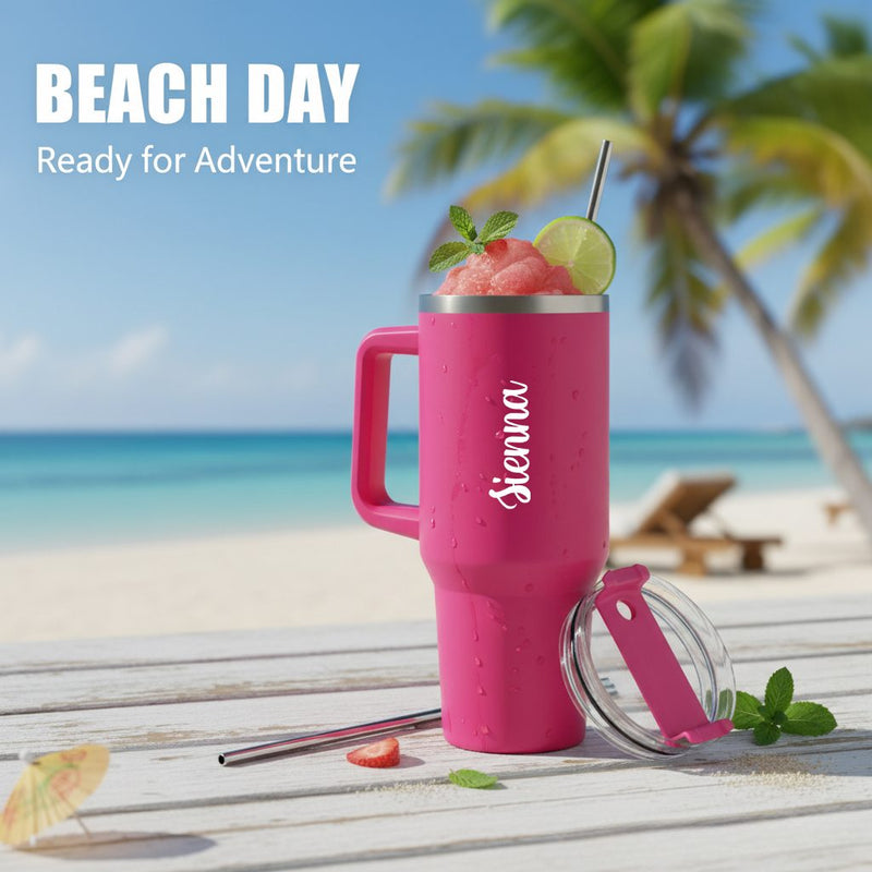 Personalized Tumbler - Pink