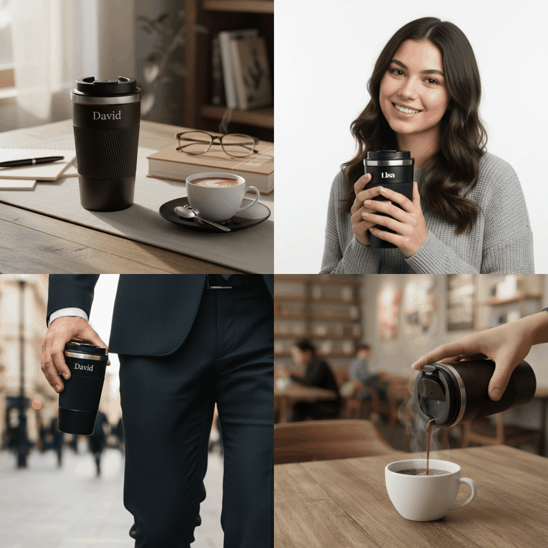 Personalized Tumbler With Temprature Indication