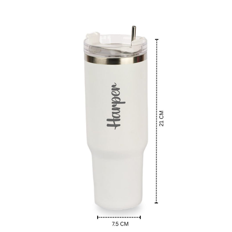 Personalized Tumbler - White