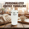 Personalized White Long Mug