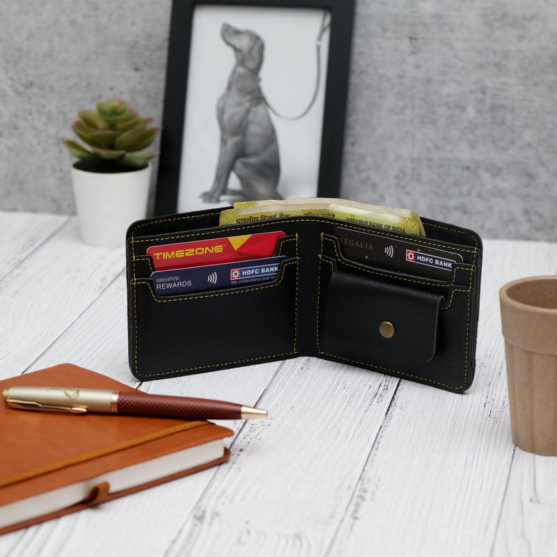 Personalized Mens Wallet - Black