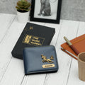 Personalized Mens Wallet - Blue