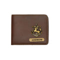 Personalized Mens Wallet - Brown