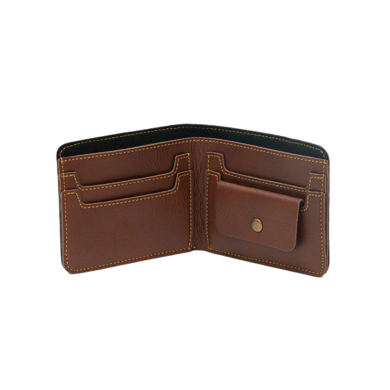 Personalized Mens Wallet - Brown