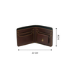 Personalized Mens Wallet - Dark Brown