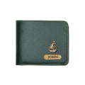 Personalized Mens Wallet - Green