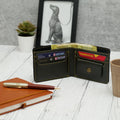 Personalized Mens Wallet - Olive Green