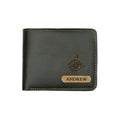 Personalized Mens Wallet - Olive Green