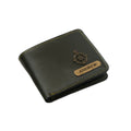 Personalized Mens Wallet - Olive Green