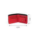 Personalized Mens Wallet - Red