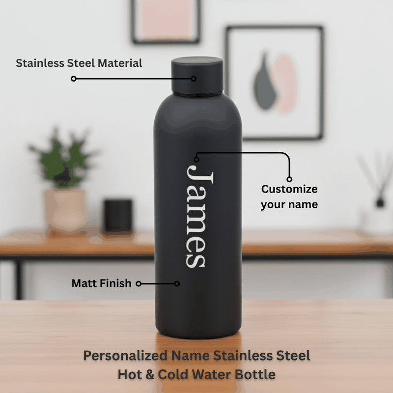 Personalized Black Bottle