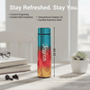 Personalized Blue Red Temp Bottle