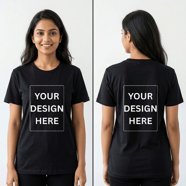 Personalized Womens T-Shirt - Black