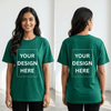 Personalized Womens T-Shirt - Bottle Green