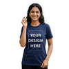 Personalized Womens T-Shirt - Navy Blue