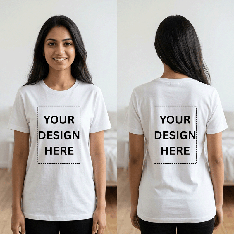 Personalized Womens T-Shirt - White