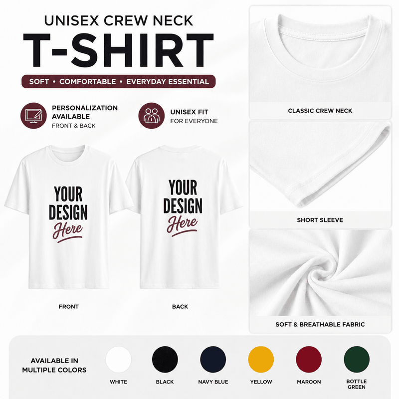 Personalized Womens T-Shirt - White