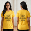 Personalized Womens T-Shirt - Yellow