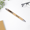Personalized 3-in-1 Bamboo Set Pen, Diary, Bottle