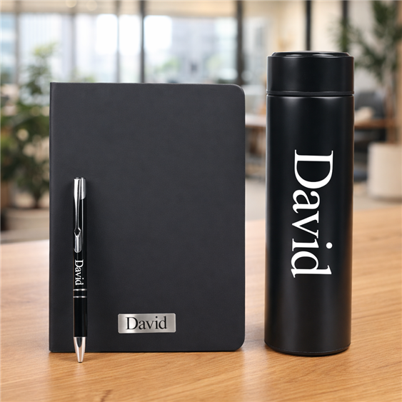 Personalized Bottle Diary Pen Corporate Gift Set