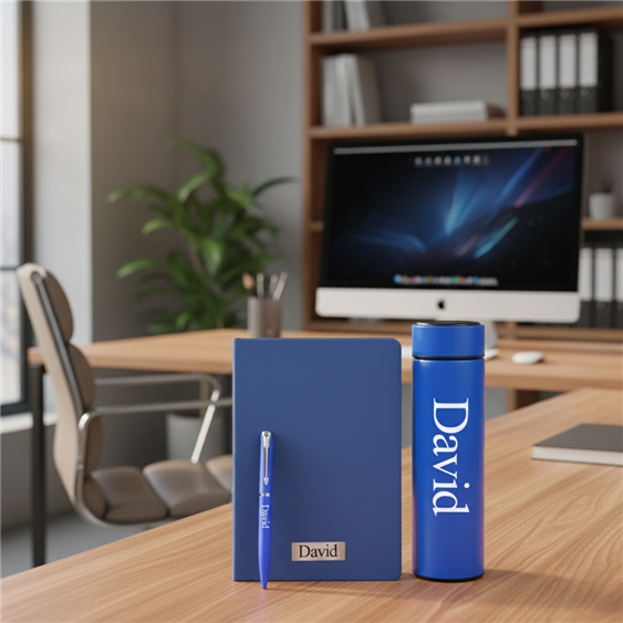 Personalized Bottle Diary Pen Corporate Gift Set