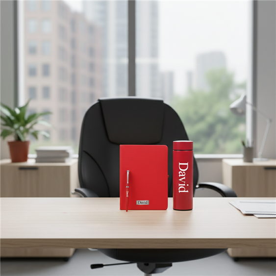 Personalized Bottle Diary Pen Corporate Gift Set