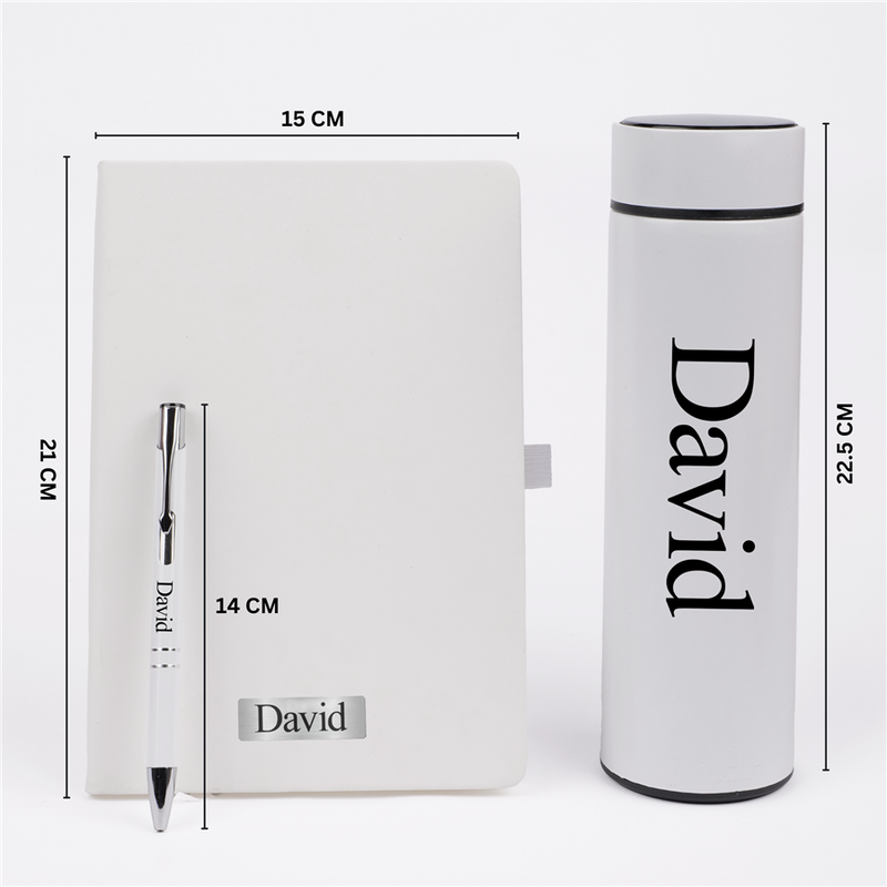 Personalized Bottle Diary Pen Corporate Gift Set