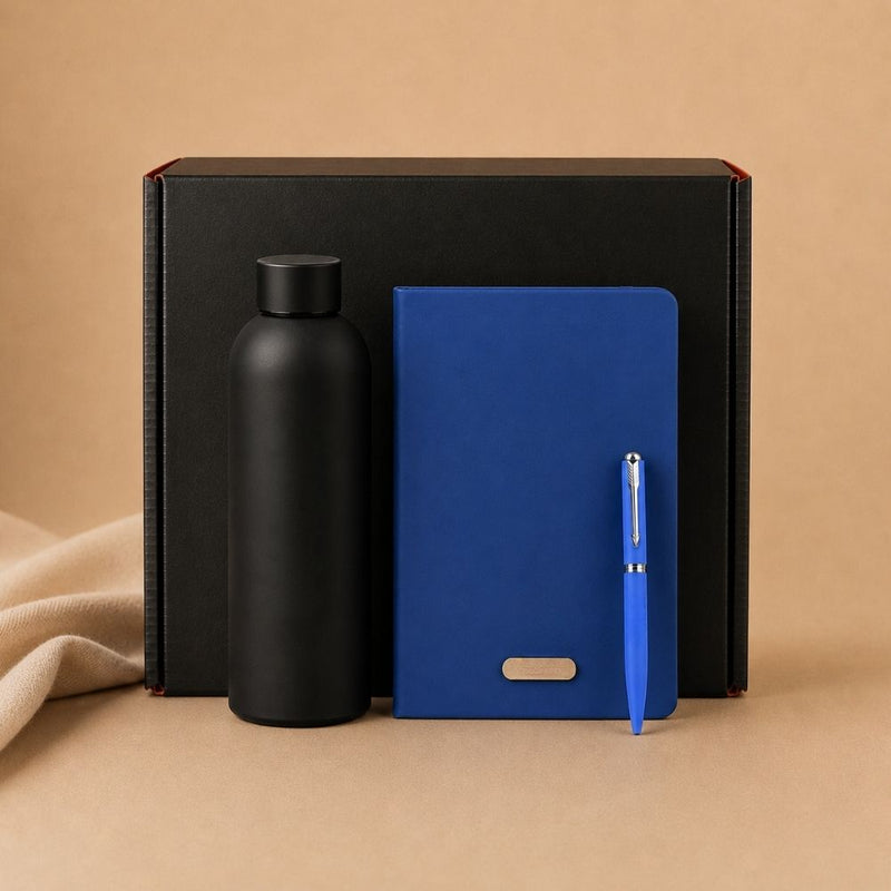 Personalized Diary Bottle Pen Corporate Gift Set