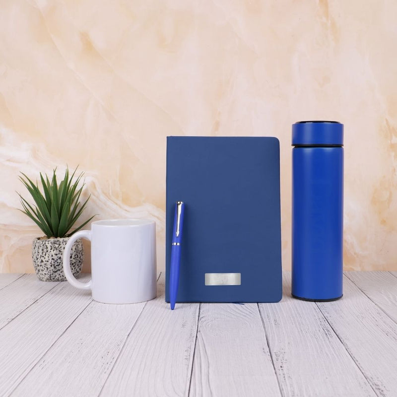 Personalized Diary, Pen, Bottle and Coffee Mug Corporate Gift Set