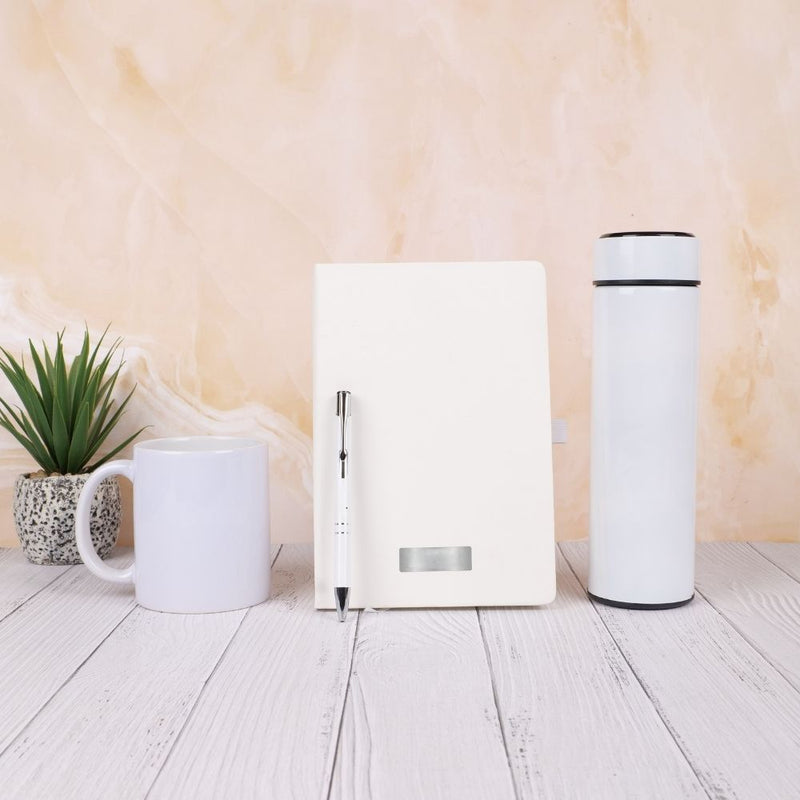 Personalized Diary, Pen, Bottle and Coffee Mug Corporate Gift Set