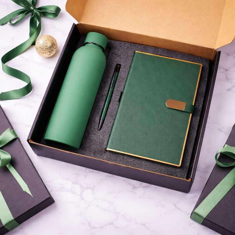 Personalized Diary Pen Bottle Corporate Gift Set
