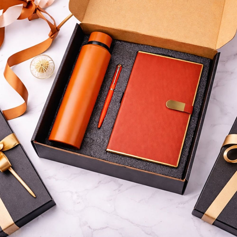 Personalized Diary Pen Bottle Corporate Gift Set