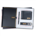Personalized Diary, Pen, Keychain and Men Wallet Set
