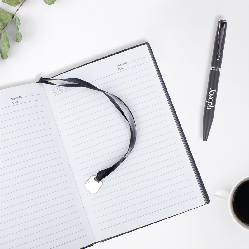 Personalized Diary, Pen, Keychain and Men Wallet Set