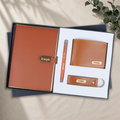 Personalized Diary, Pen, Keychain and Men Wallet Set