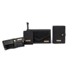 Personalized Leather Wallet, Passport Cover, Luggage Tag & Eyewear Case Giftset