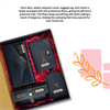 Personalized Leather Wallet, Passport Cover, Luggage Tag & Eyewear Case Giftset