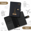 Personalized Leather Wallet, Passport Cover, Luggage Tag & Eyewear Case Giftset