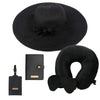 Personalized Luxury Travel Gift Set (Hat, Bottle, Passport Cover, Eyemask & Pillow)