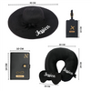 Personalized Luxury Travel Gift Set (Hat, Bottle, Passport Cover, Eyemask & Pillow)